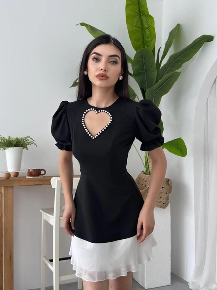 Safe Kalp Detaylı Elbise ürün görseli