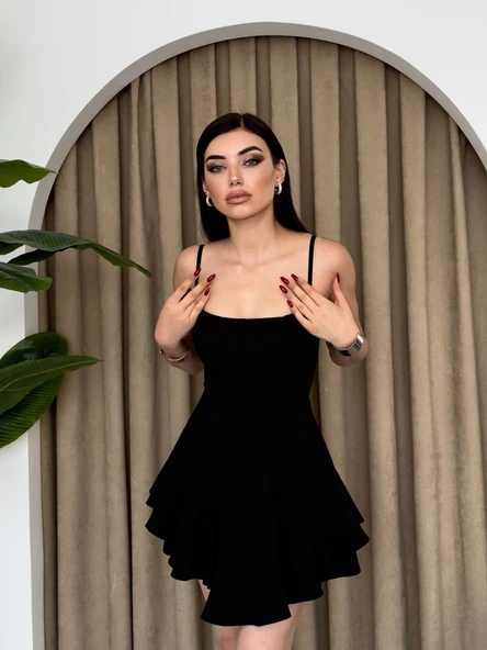 Common İp Askılı Elbise - Resim 3