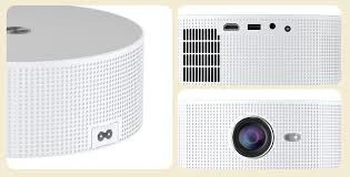 HAVIT PJ217 180 Lümen HD Wi-Fi Taşınabilir Mini Projeksiyon Cihazı Beyaz - Resim 3