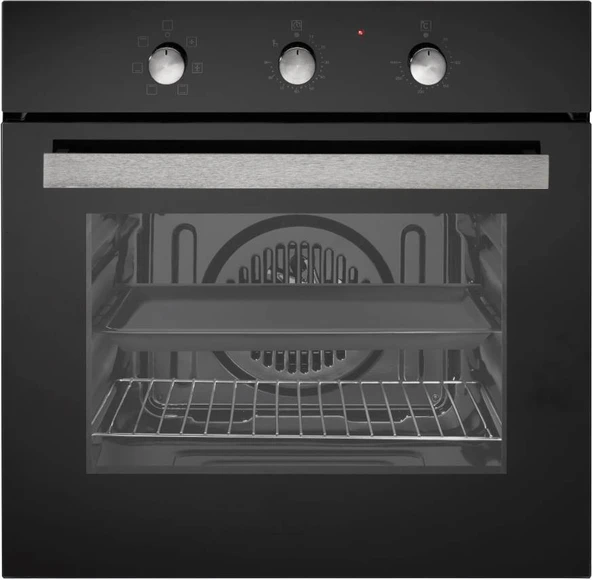 EMİNÇELİK SİYAH EMAYE EKO 6 PRG TURBO FANLI ANKASTRE SET - 2