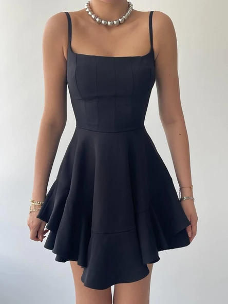 Common İp Askılı Elbise - Resim 2