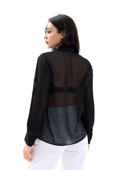 5535 GÖMLEK-SİYAH - Resim 2