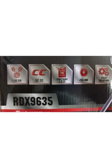 Rodex RDX9635 Benzinli Yan Tırpan - 3