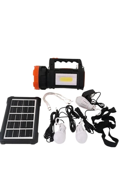 Klaus SOLAR LED EL FENERİ KE47725 15W 8000 Mah 3 Ampul / Bluetooth - 3