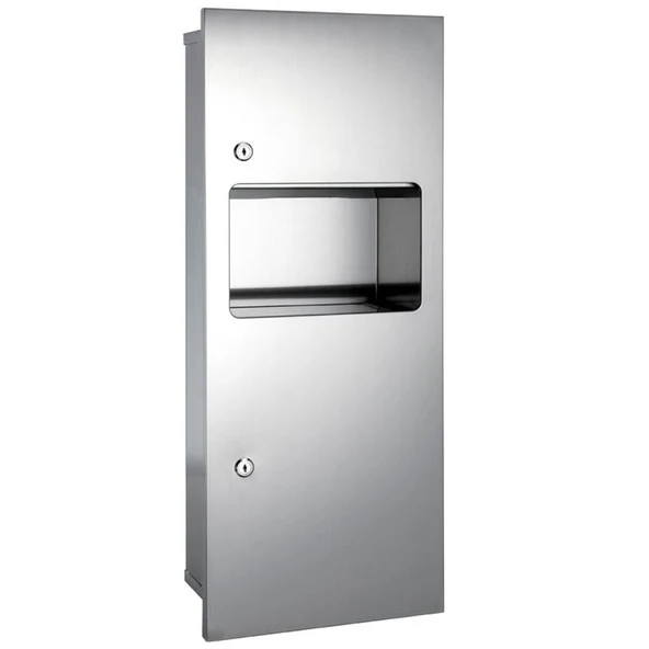 Artema Arkitekta Kağıt Havluluk-Çöp Kovası, Paslanmaz Çelik, A44970