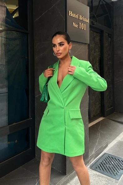 Georgina Blazer Elbise 2200-06 - Resim 7