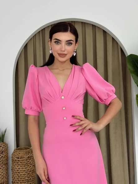 Linda Midi Elbise - Resim 3