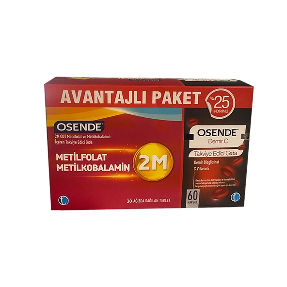 Tab İlaç Osende Demir C İçeren Takviye Edici Gıda Avantajlı Paket ürün görseli