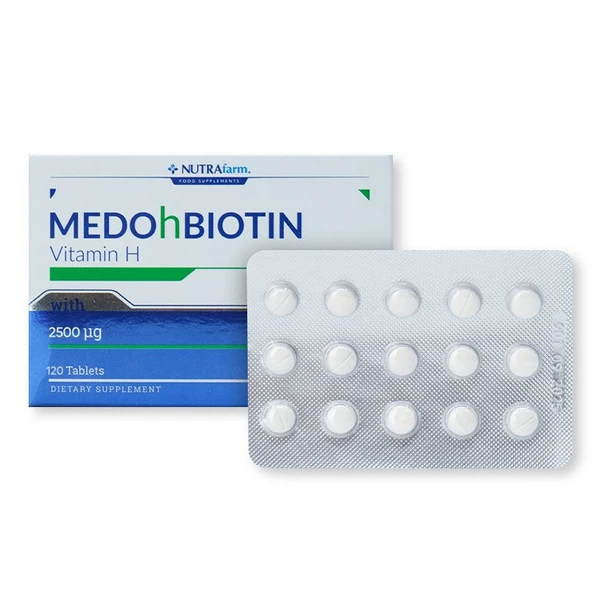 Dermoskin Medohbiotin Biotin 2,5mg 120 Tablet ürün görseli