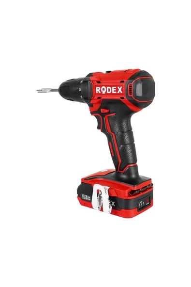 Rodex Darbesiz 17 Parça Çantalı Çift Akülü Şarjlı Matkap RDX3365A 2.0 - 2.4 Ah 1 2 Yıl 18 Volt - 4