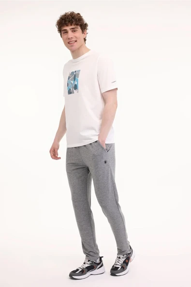 Lumberjack Bambo 22bam20 Erkek Esofman Alti - Gri Melanj ürün görseli 1