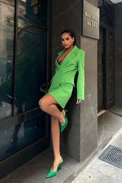 Georgina Blazer Elbise 2200-06 - Resim 2