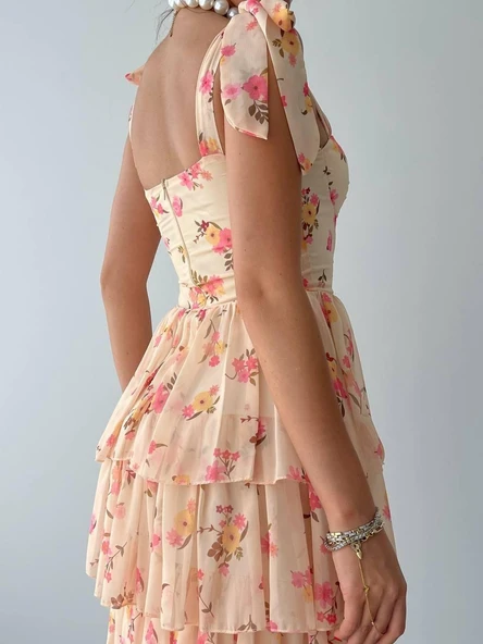 Pavia Midi Boy Elbise - Resim 5