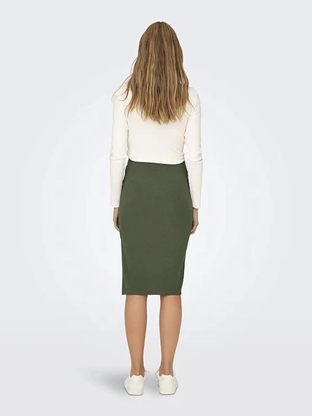 Only 15233600 Kadın Etek - Haki - Resim 2