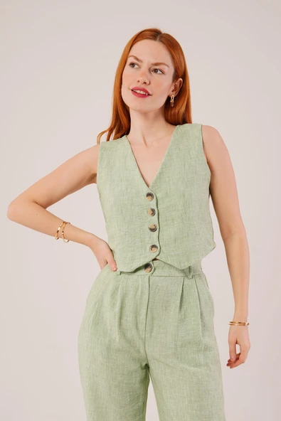 Kırçıllı Desen Yeşil Takım - Resim 2