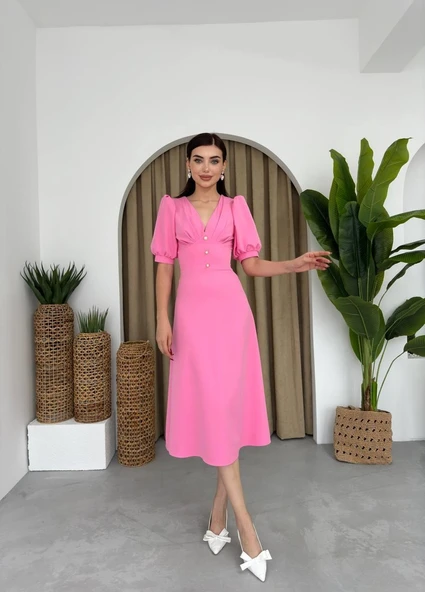 Linda Midi Elbise - Resim 4