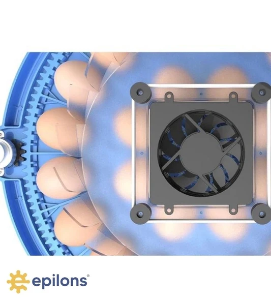 80 Tavuk 240 Kuş Yumurta Kapasiteli Çift Viyollü Kuluçka Makinesi - Kaz, Ördek, Tavuk, Bıldırcın İçin - 6