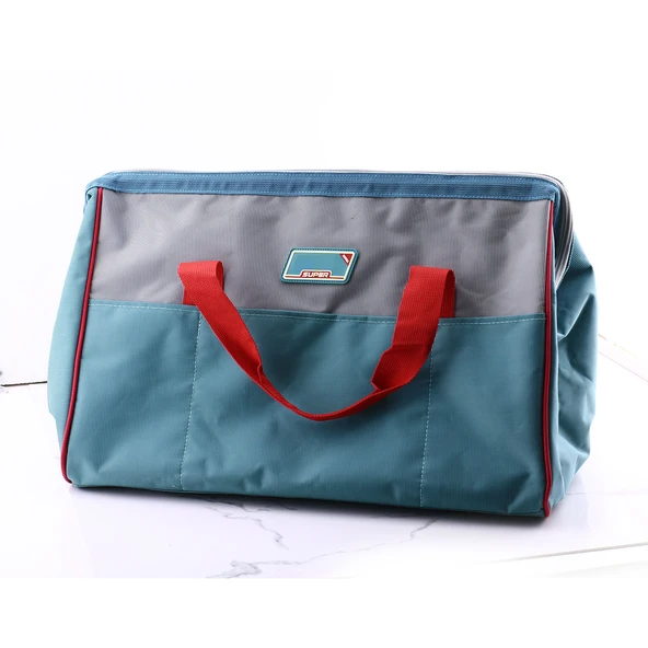 Dayanıklı Bez Takım Çantası Gözlü Geniş Hacimli Hafif Taşınabilir Profesyonel El Aleti Düzenleyici - Resim 2