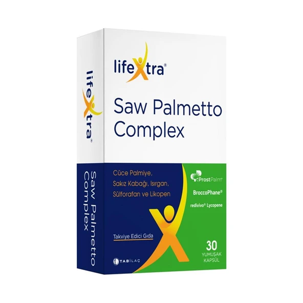 LifeXtra Saw Palmetto Complex 30 Kapsül ürün görseli