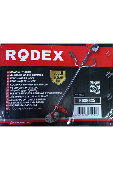 Rodex RDX9635 Benzinli Yan Tırpan - 4