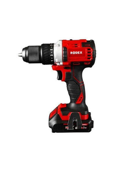 Rodex RPX2330F Kömürsüz Akülü Darbeli Matkap 50 Nm 20V Çift Batarya Şarj Cihazı Çantalı - 4