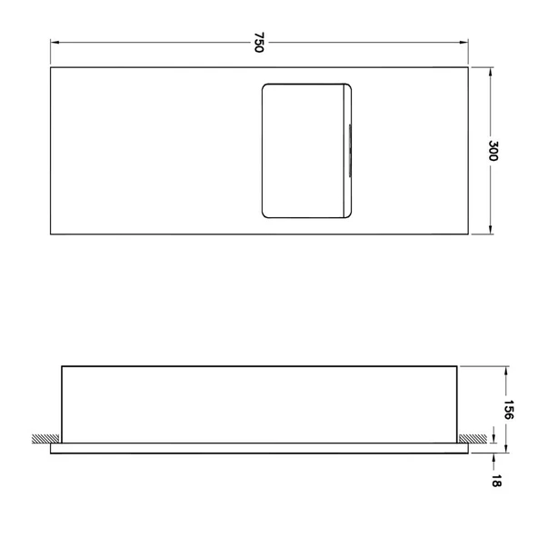 Artema Arkitekta Kağıt Havluluk-Çöp Kovası, Paslanmaz Çelik, A44970 - 2