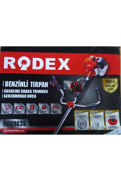 Rodex RDX9635 Benzinli Yan Tırpan - 2