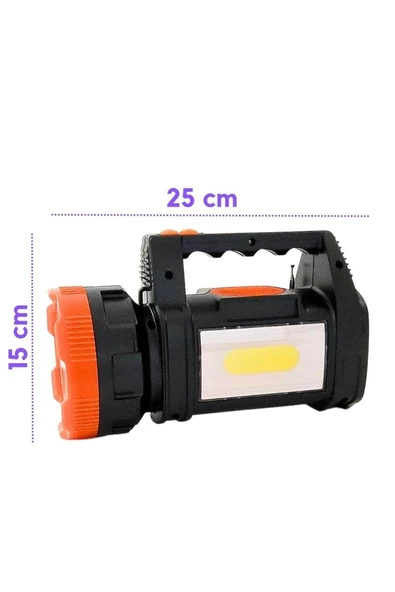 Klaus SOLAR LED EL FENERİ KE47725 15W 8000 Mah 3 Ampul / Bluetooth