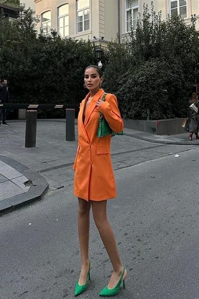 Georgina Blazer Elbise 2200-06 - Resim 6