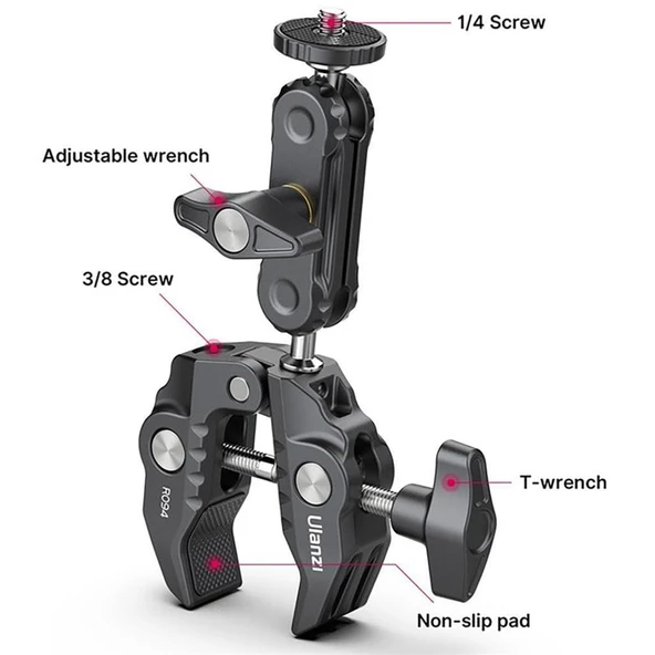 Ulanzi R094 Multi-Functional Super Clamp - 2