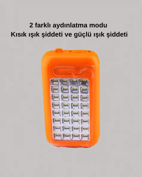 Gold Silver Güneş Enerjili Powerbank Işıldak – 10000 mAh, Taşınabilir, Suya Dayanıklı, 32 LED - Resim 3