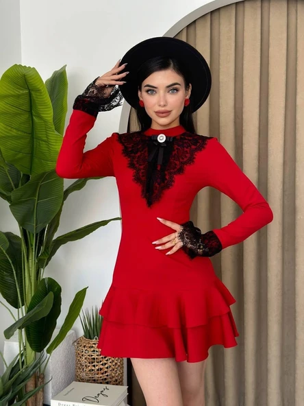 Danya Dantel Mini Elbise ürün görseli