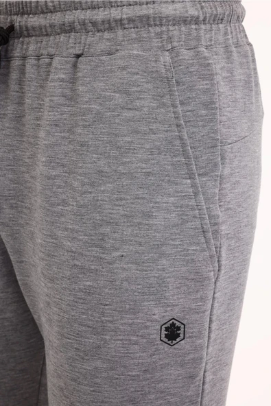 Lumberjack Bambo 22bam20 Erkek Esofman Alti - Gri Melanj - Resim 4