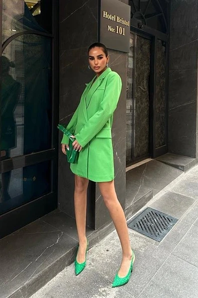 Georgina Blazer Elbise 2200-06 - Resim 4