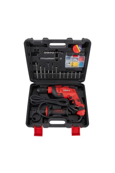Rodex 27 Parça Çantalı Darbeli Matkap 650 W RDX1520A