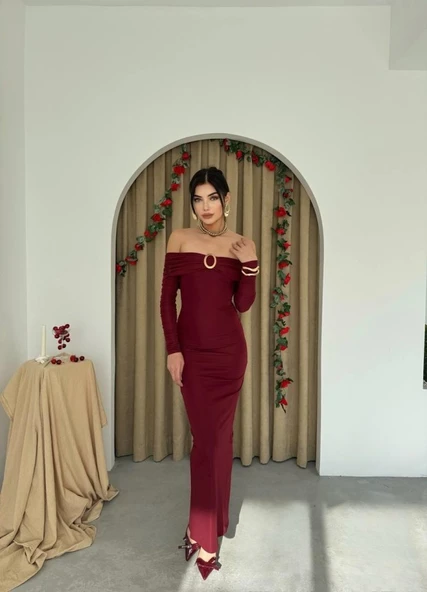 Maca Straplez Elbise - Resim 4