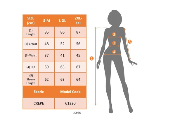 Kadın Uzun Kollu Yakadan Bağcıklı Belden Kuşaklı Ithal Krep Elbise - Resim 4