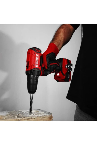 Rodex Darbesiz 17 Parça Çantalı Çift Akülü Şarjlı Matkap RDX3365A 2.0 - 2.4 Ah 1 2 Yıl 18 Volt - 3