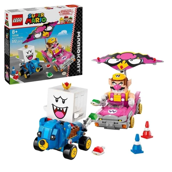 72038 Super Mario - Wario ve King Boo 512 parça +8 yaş - 1