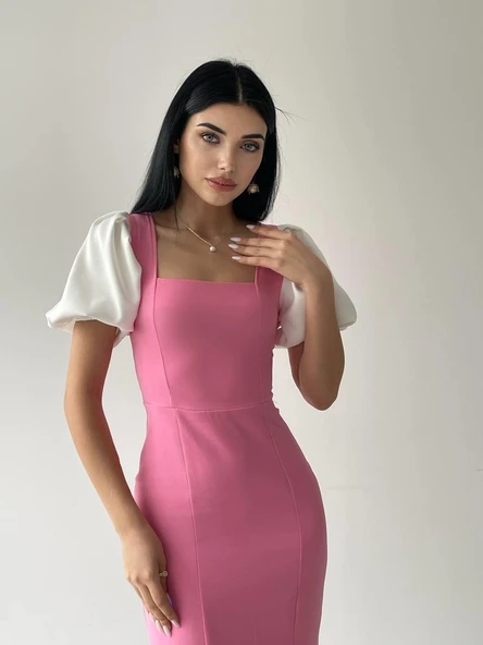 Alice Balon Kol Elbise - Resim 4