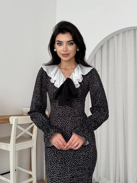 Ospe Fiyonklu Elbise - Resim 7