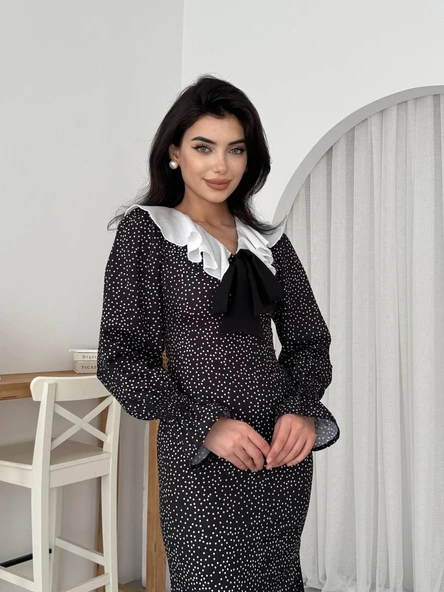 Ospe Fiyonklu Elbise - Resim 5