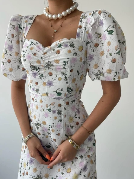 Juna Midi Boy Elbise - Resim 4