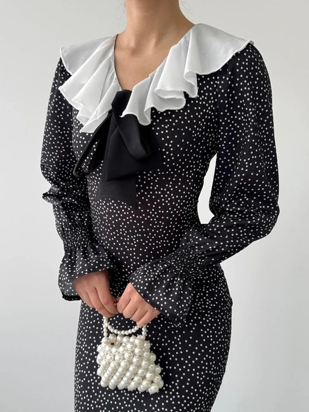 Ospe Fiyonklu Elbise - Resim 8