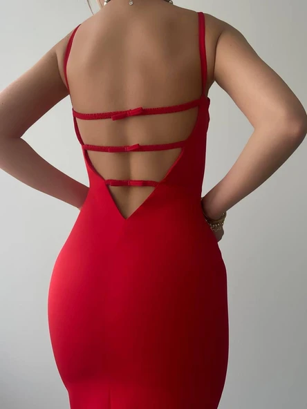 Chatelet Askılı Kalem Elbise - Resim 6