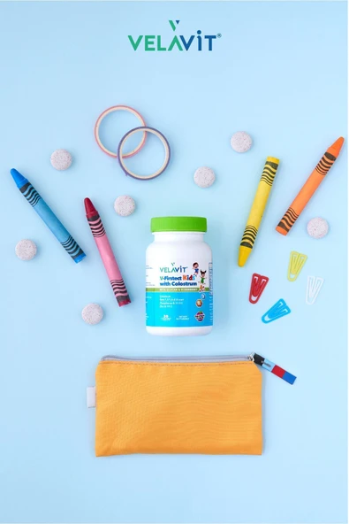 Velavit V Firstect Kids with Colostrum 30 Kapsül - 7