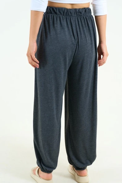 Şalvar Pantolon - Antrasit - Resim 2