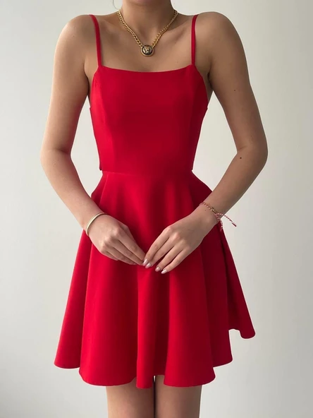 Pole İp Askılı Elbise - Resim 2