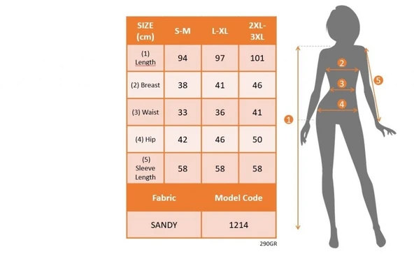 Kadın Uzun Kollu Bisiklet Yaka Yandan Büzgülü Flok Baskı Sandy Elbise - Resim 9