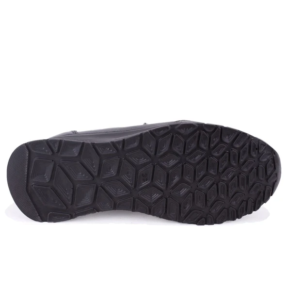 Dagoster DZA07-122044644 Siyah Ortopedik Günlük Deri Kadın Ayakkabı - 4